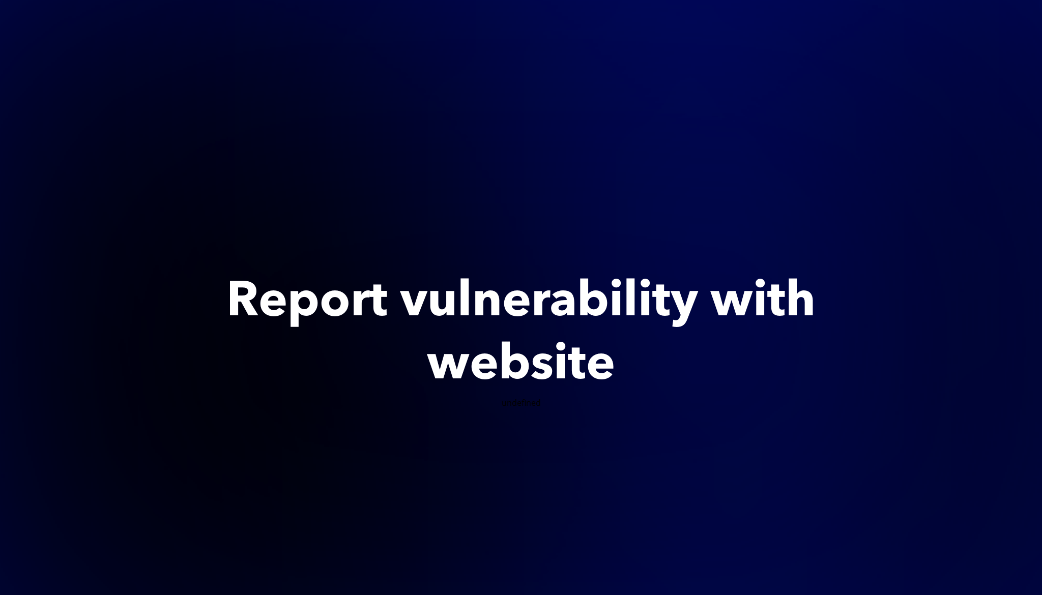 Report Vulnerability With Website Dework - Amazing Geometric Texture - 4K